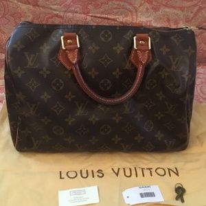 Louis Vuitton Iconic Monogram Canvas Speedy 30